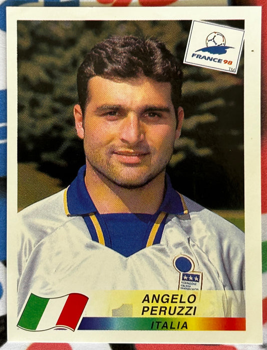 Panini FIFA World Cup France 98 Sticker - ANGELO PERUZZI (ITALY) #87