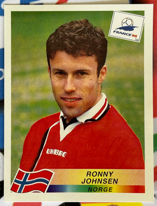 Panini FIFA World Cup France 98 Sticker - RONNY JOHNSEN (NORWAY) #72
