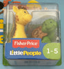 Fisher Price Little People 2 Pack - GIRAFFE & TURTLE (2018) FYG97