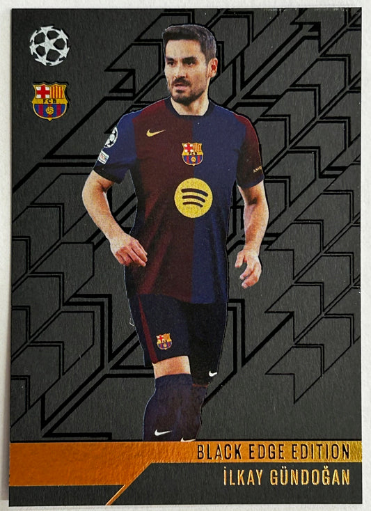 Topps 2024-25 Match Attax UEFA - ILKAY GUNDOGAN (FC BARCELONA) Black Edge Edition #BE3