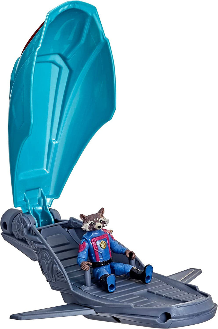 Marvel Guardians of the Galaxy Vol. 3 Galactic Spaceship with 2.25" Rocket Action Figure