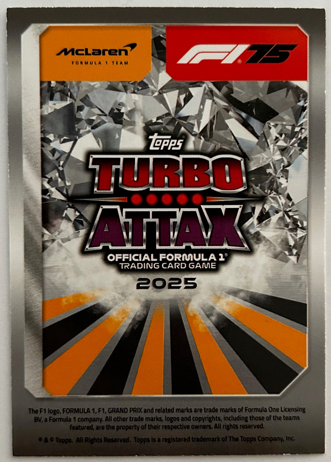 Topps F1 Turbo Attax 2025 - OSCAR PIASTRI (McLAREN) Podium Power Foil #326