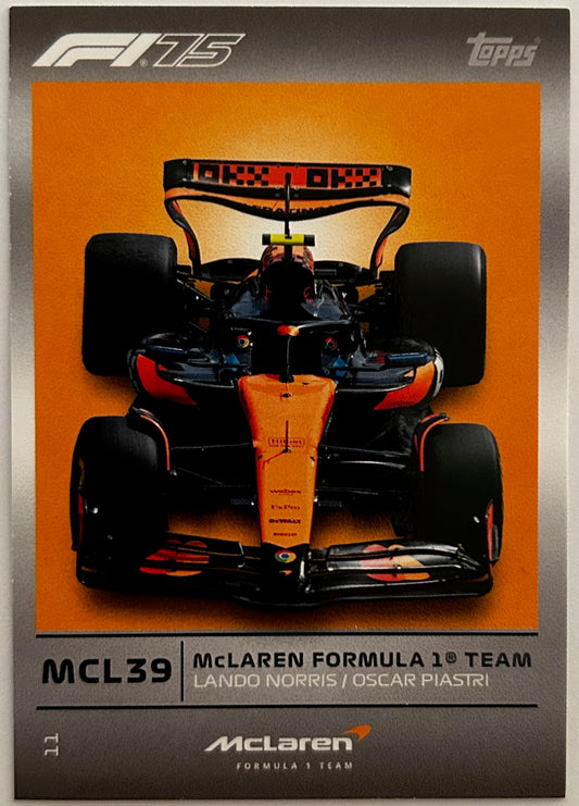 Topps F1 Turbo Attax 2025 - McLAREN FORMULA 1 TEAM F1 Car MCL39 #11
