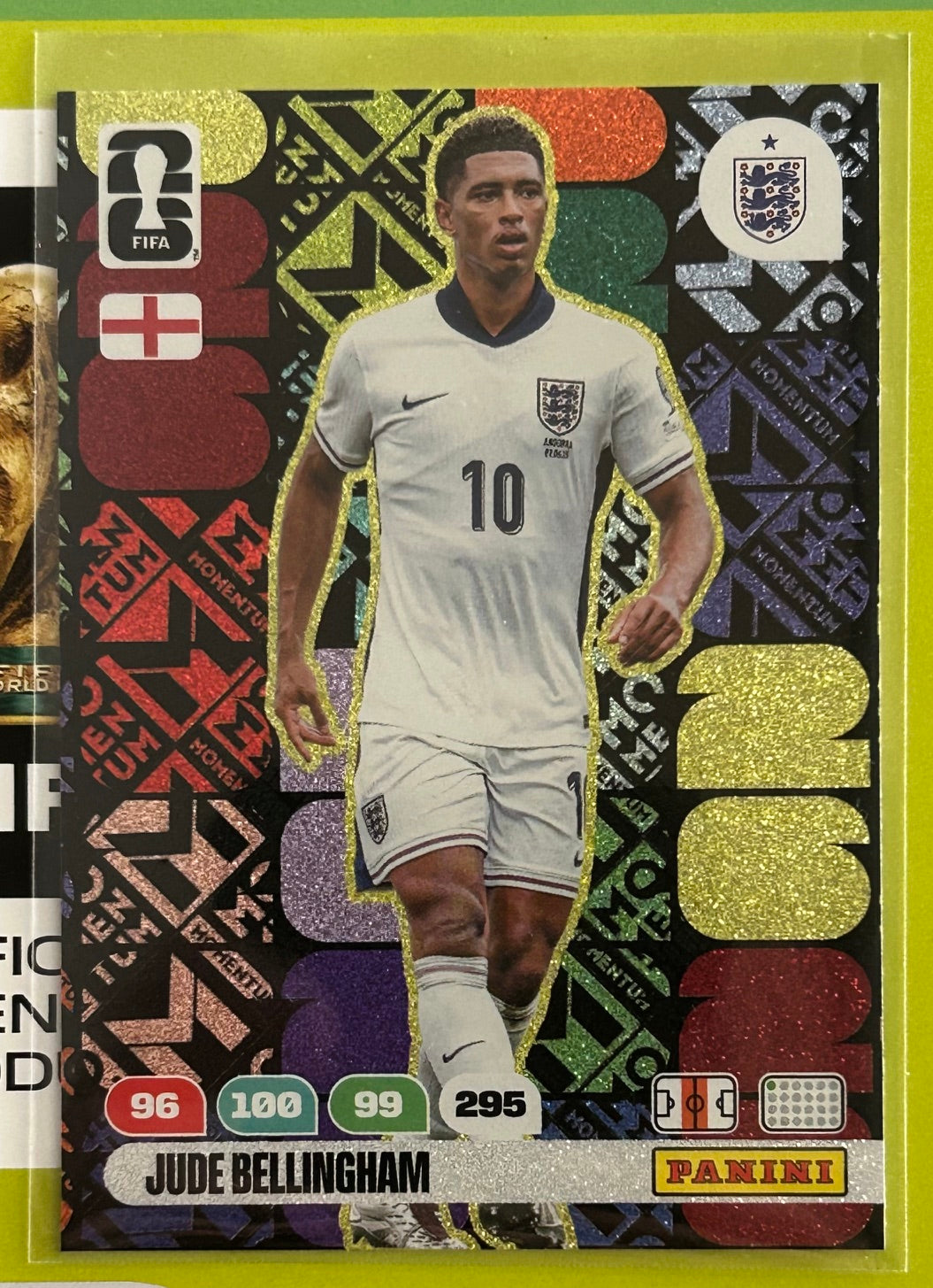 Panini FIFA World Cup 2026 Adrenalyn XL - JUDE BELLINGHAM (ENGLAND) Momentum Holofoil *Rare Special Edition*
