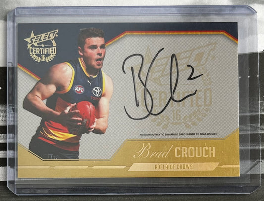 Select AFL 2016 Certified Signature - BRAD CROUCH (ADELAIDE CROWS) Certified Signature SCS1 /240