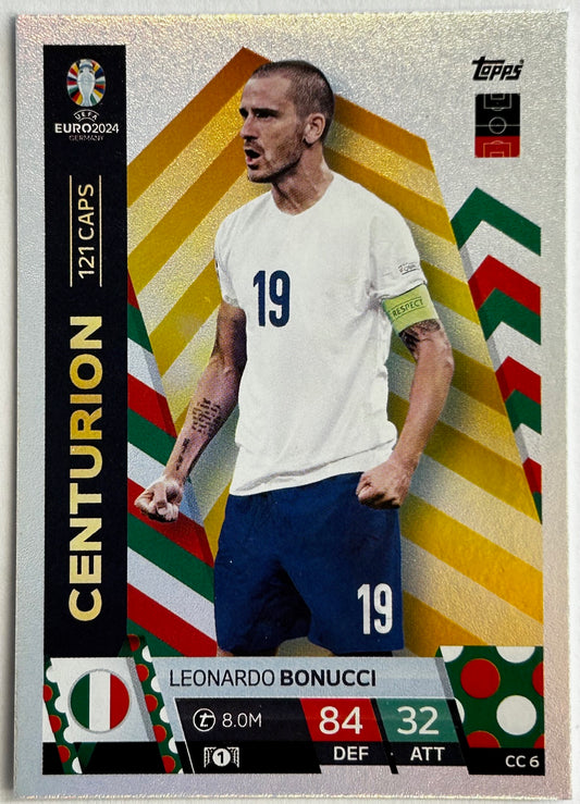 Topps Match Attax UEFA EURO 2024 - BONUCCI (ITALY) Centurion CC6