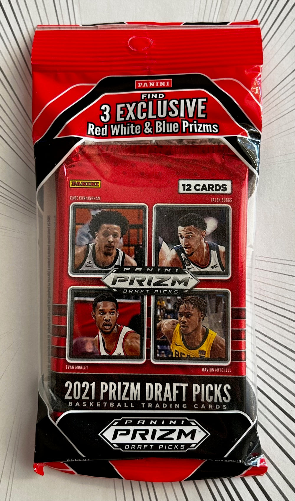 2021-22 Panini Prizm Draft Basketball - Cello Factory Sealed Fat Pack (15 Cards)