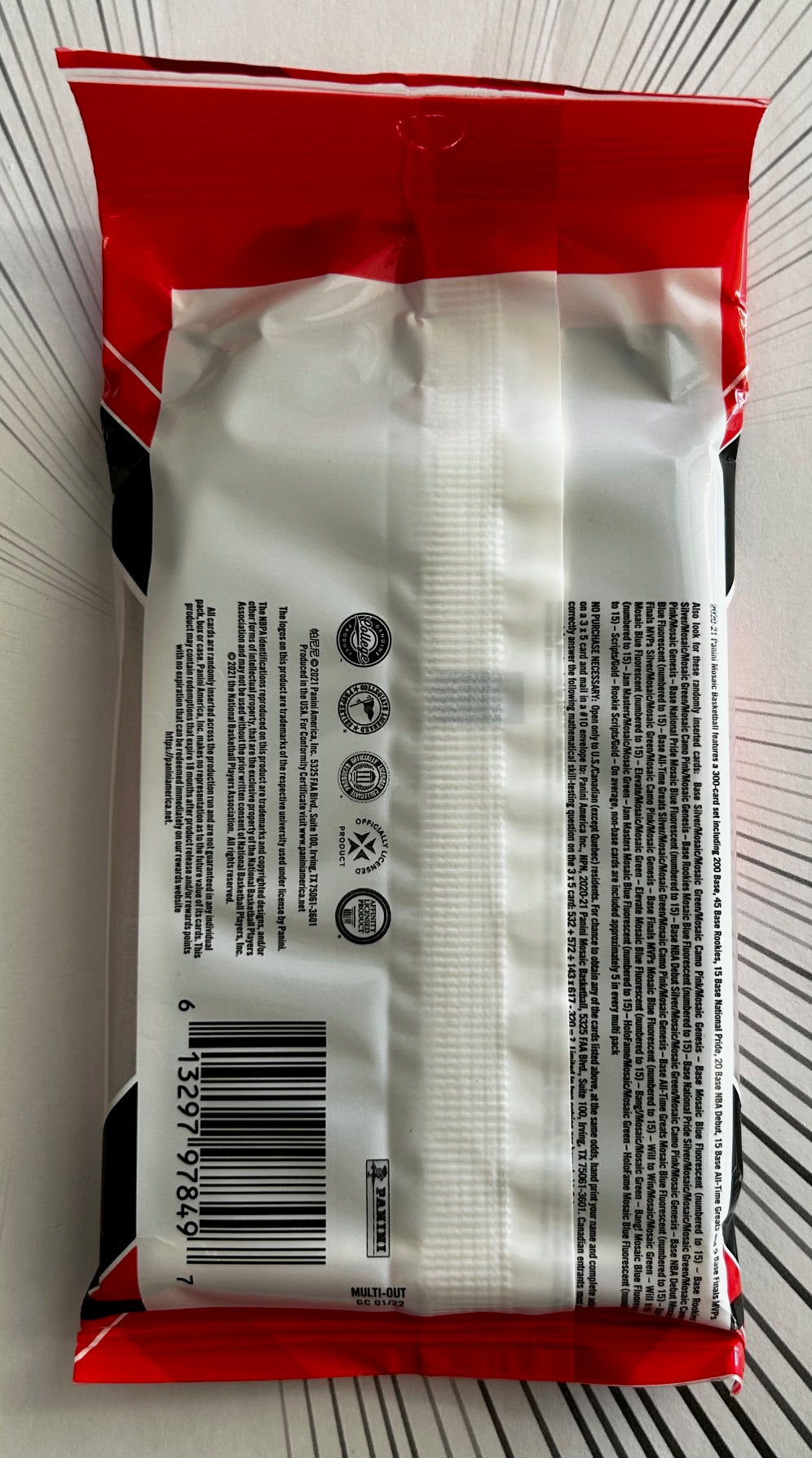 2021-22 Panini Prizm Draft Basketball - Cello Factory Sealed Fat Pack (15 Cards)