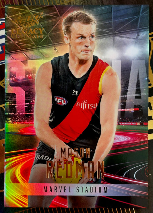 Select AFL Legacy 2024 - MASON REDMAN (ESSENDON) Stadia S22 /90