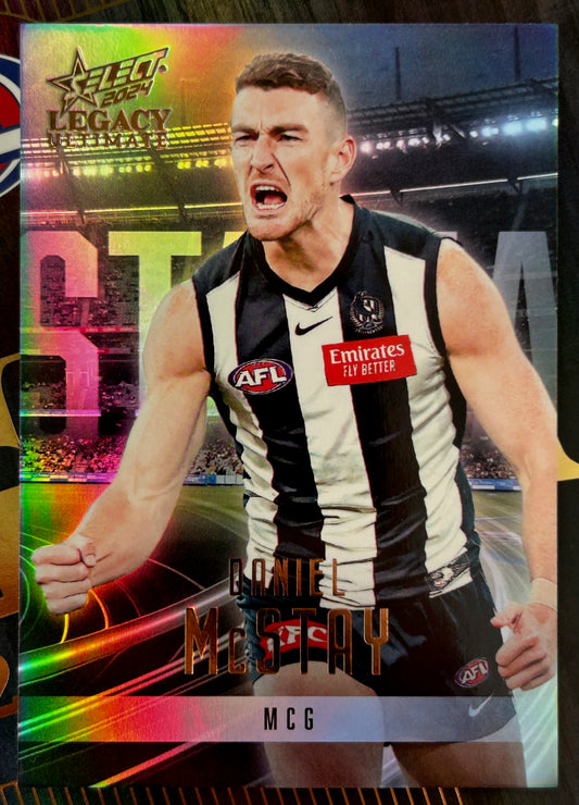 Select AFL Legacy 2024 - DANIEL McSTAY (COLLINGWOOD) Stadia S20 /90