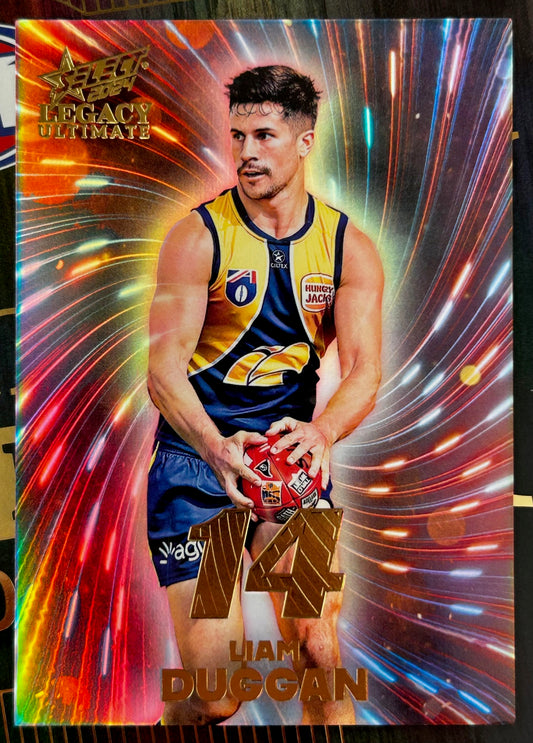 Select AFL Legacy 2024 - LIAM DUGGAN (WEST COAST EAGLES) Vortex V97 /80