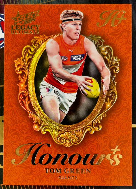 Select AFL 2024 Legacy Ultimate - TOM GREEN (GWS GIANTS) Honours Plus HP111 /125