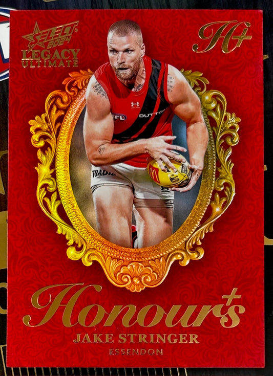 Select AFL 2024 Legacy Ultimate - JAKE STRINGER (ESSENDON) Honours Plus HP74 /125
