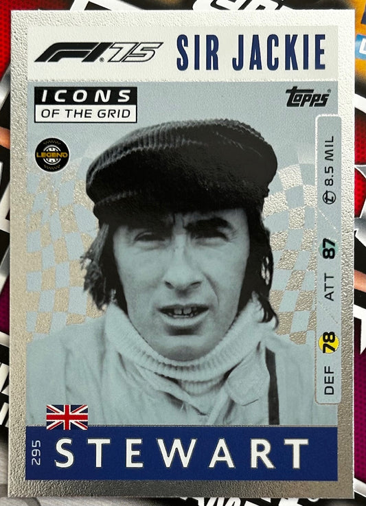 Topps F1 Turbo Attax 2025 - Single ICONS OF THE GRID Cards (#295 - #312)