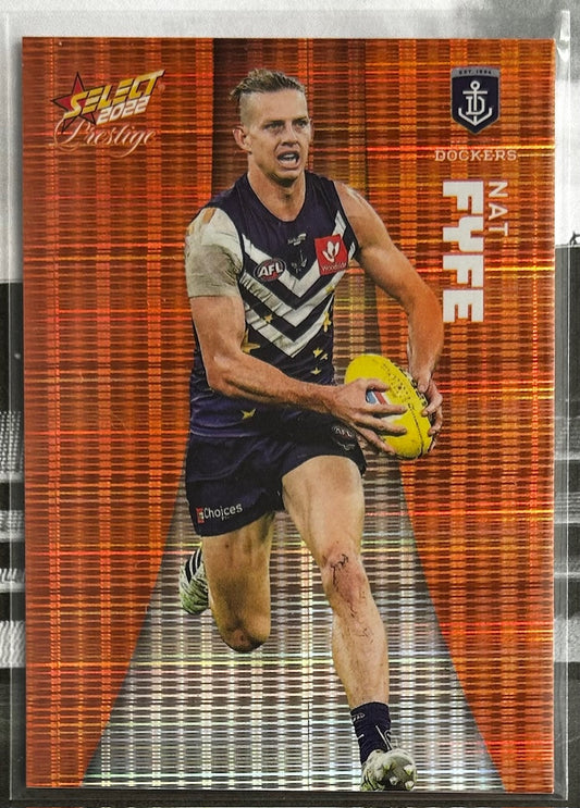 2022 AFL Select Prestige - NAT FYFE (FREMANTLE DOCKERS) Orange #50 /210