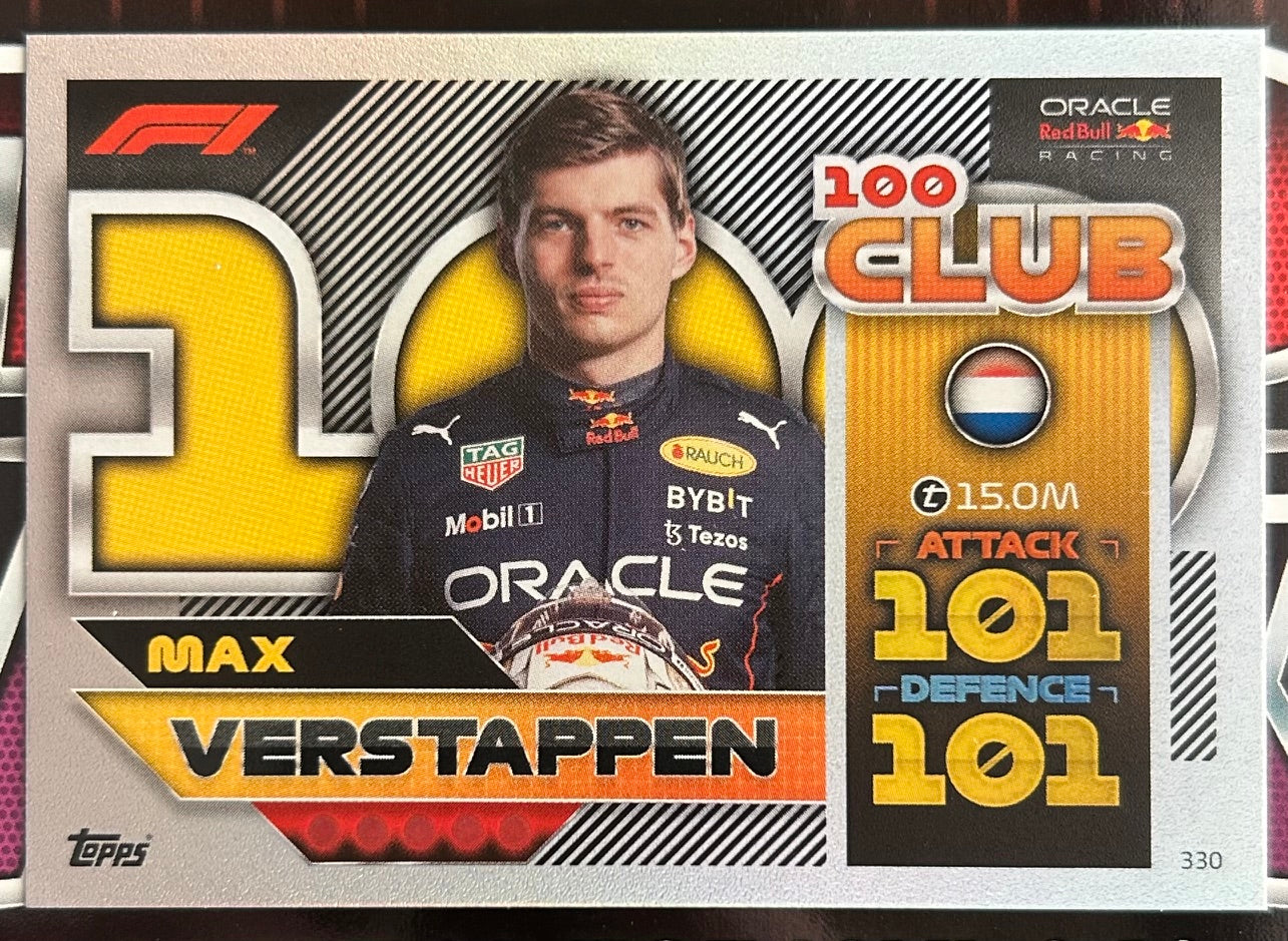 Topps F1 Turbo Attax 2022 - Single 100 CLUB & F1 IDOL Cards (#330 - #354)