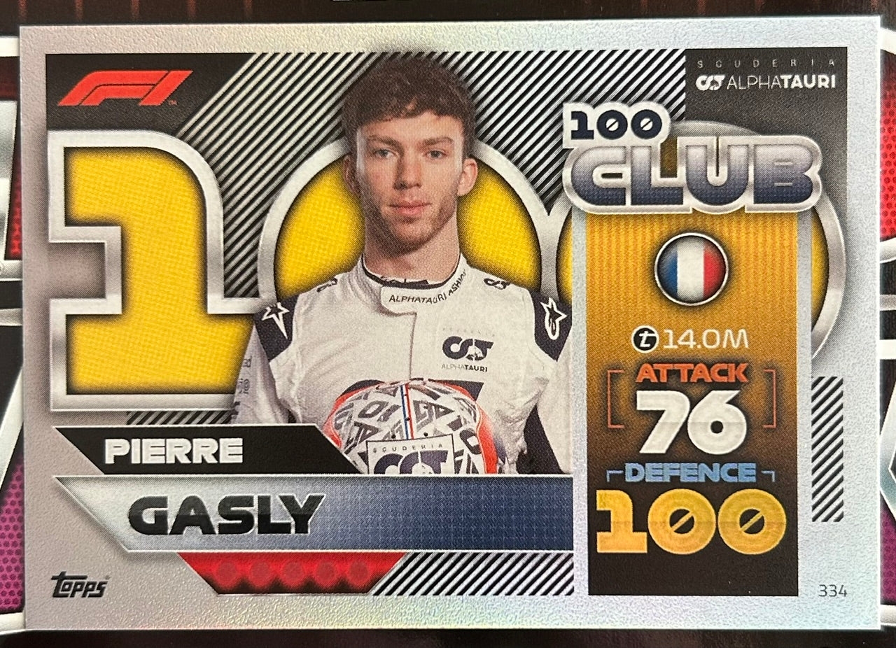 Topps F1 Turbo Attax 2022 - Single 100 CLUB & F1 IDOL Cards (#330 - #354)