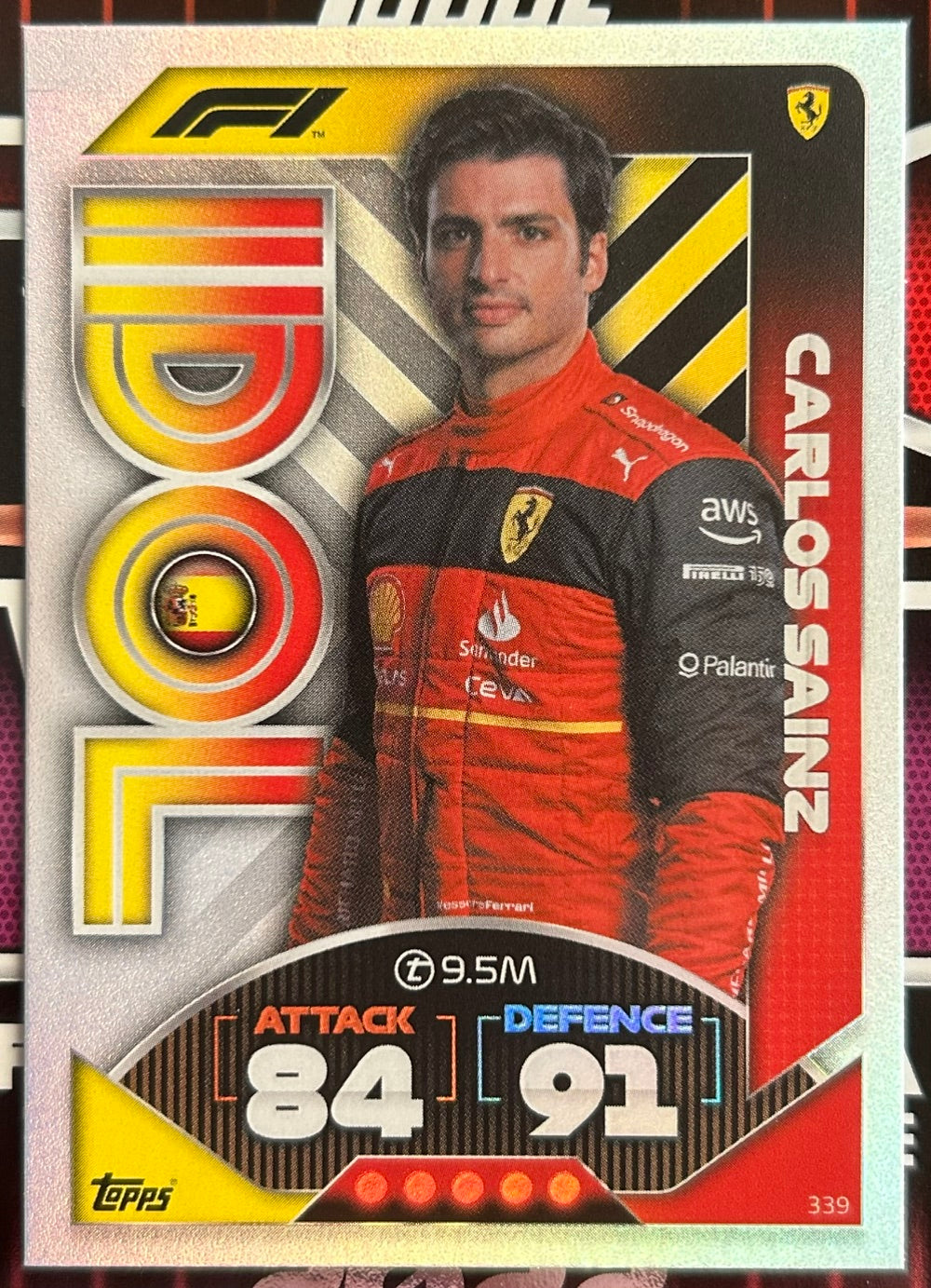 Topps F1 Turbo Attax 2022 - Single 100 CLUB & F1 IDOL Cards (#330 - #354)