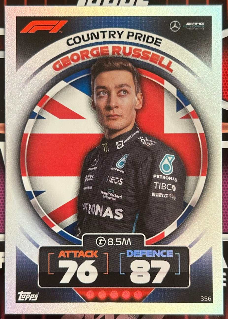 Topps F1 Turbo Attax 2022 - Single COUNTRY PRIDE Cards (#355 - #361)