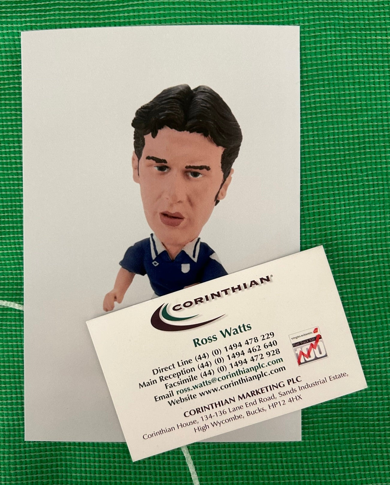 Corinthian DUNCAN FERGUSON (EVERTON 1995) Early Product Development Photo