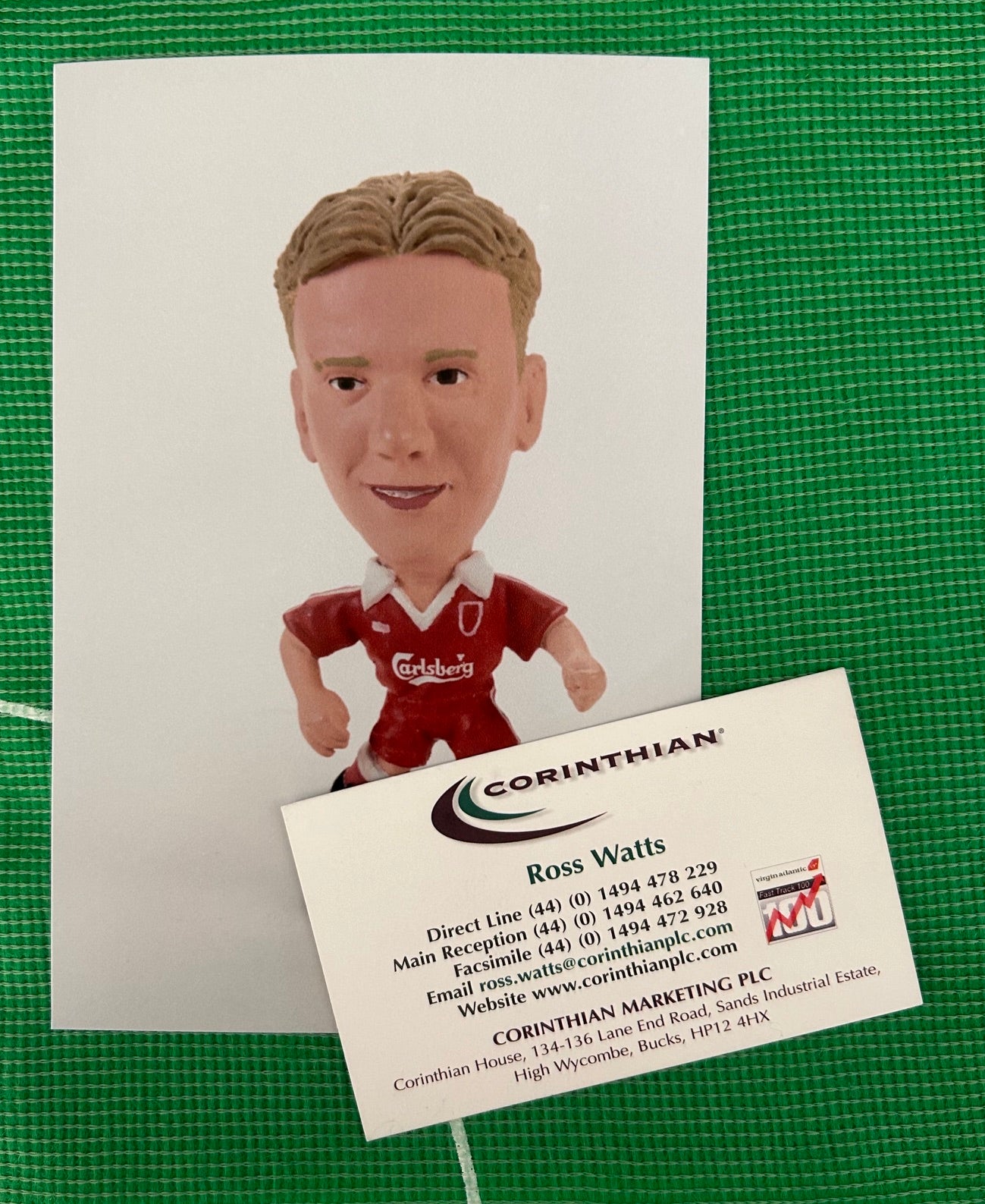 Corinthian ROB JONES (LIVERPOOL 1995) Early Product Development Photo