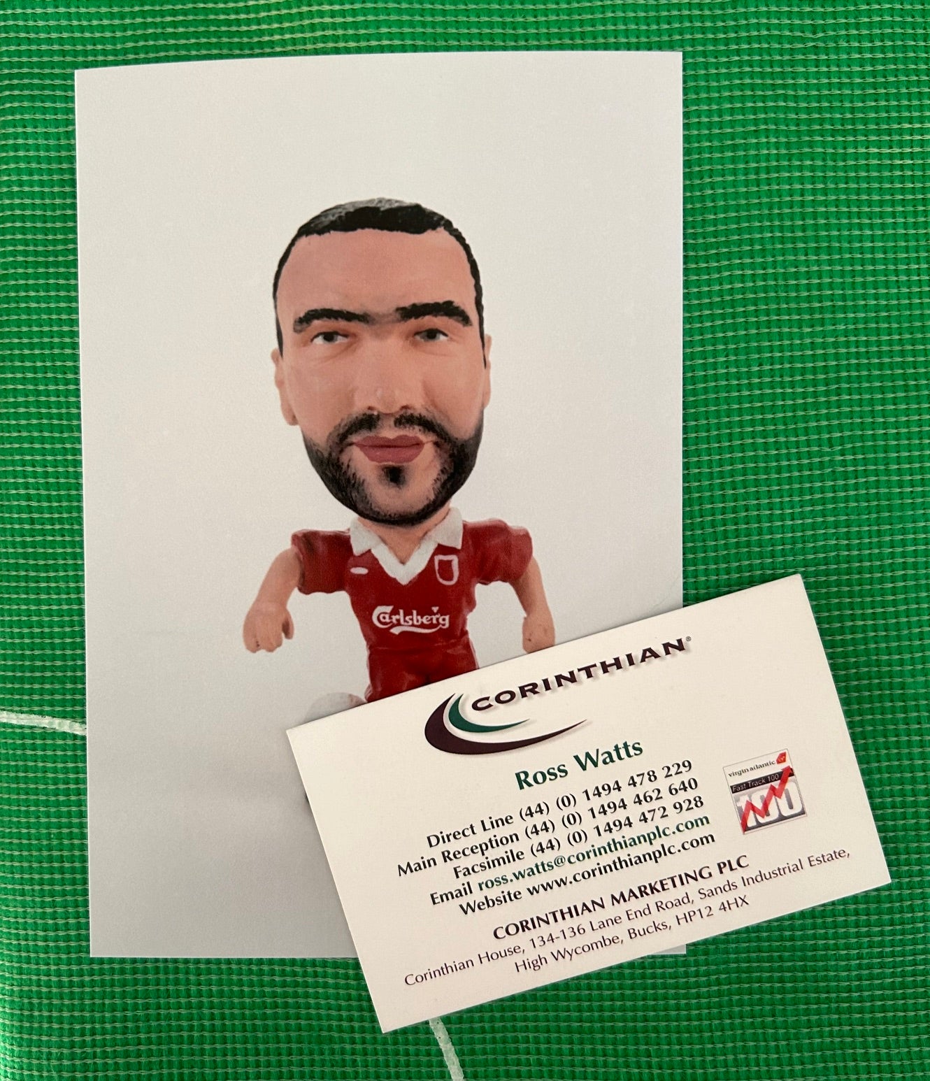 Corinthian NEIL RUDDOCK (LIVERPOOL 1995) Early Product Development Photo