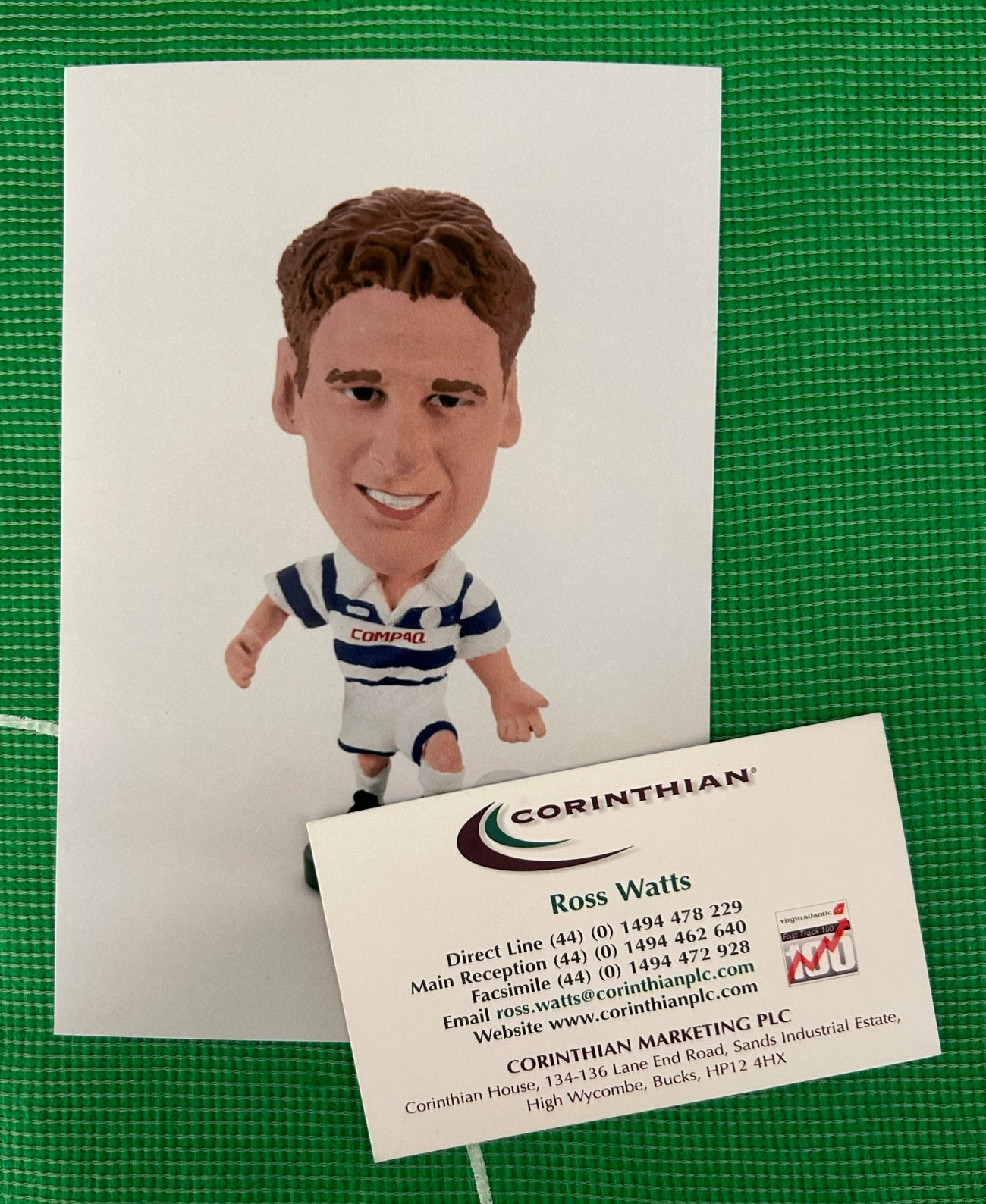Corinthian KEVIN GALLEN (QPR 1995) Early Product Development Photo
