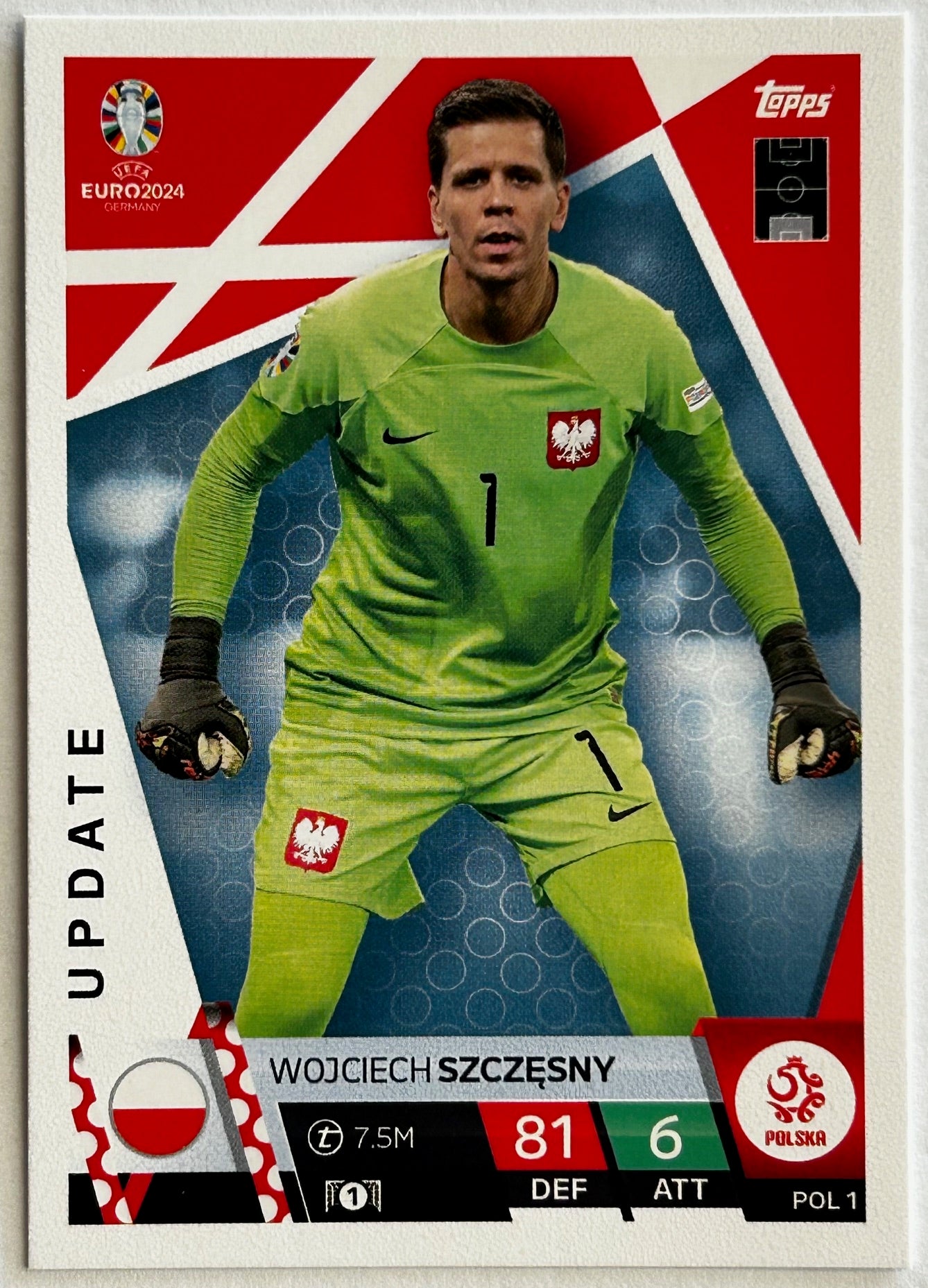 Topps Match Attax Update UEFA EURO 2024 - Single POLAND Cards (POL 1 - POL 9)