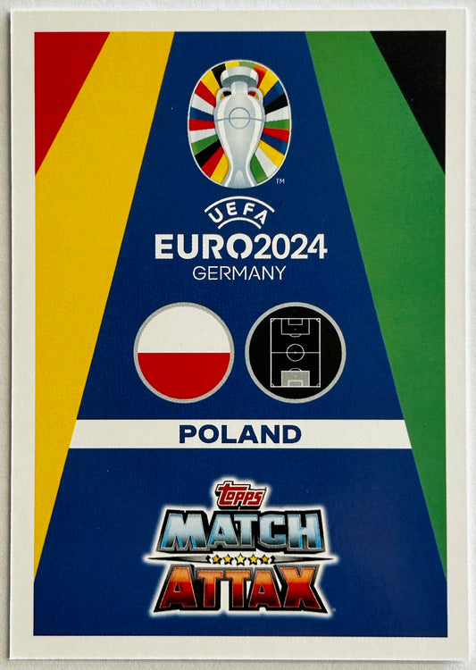 Topps Match Attax Update UEFA EURO 2024 - Single POLAND Cards (POL 1 - POL 9)