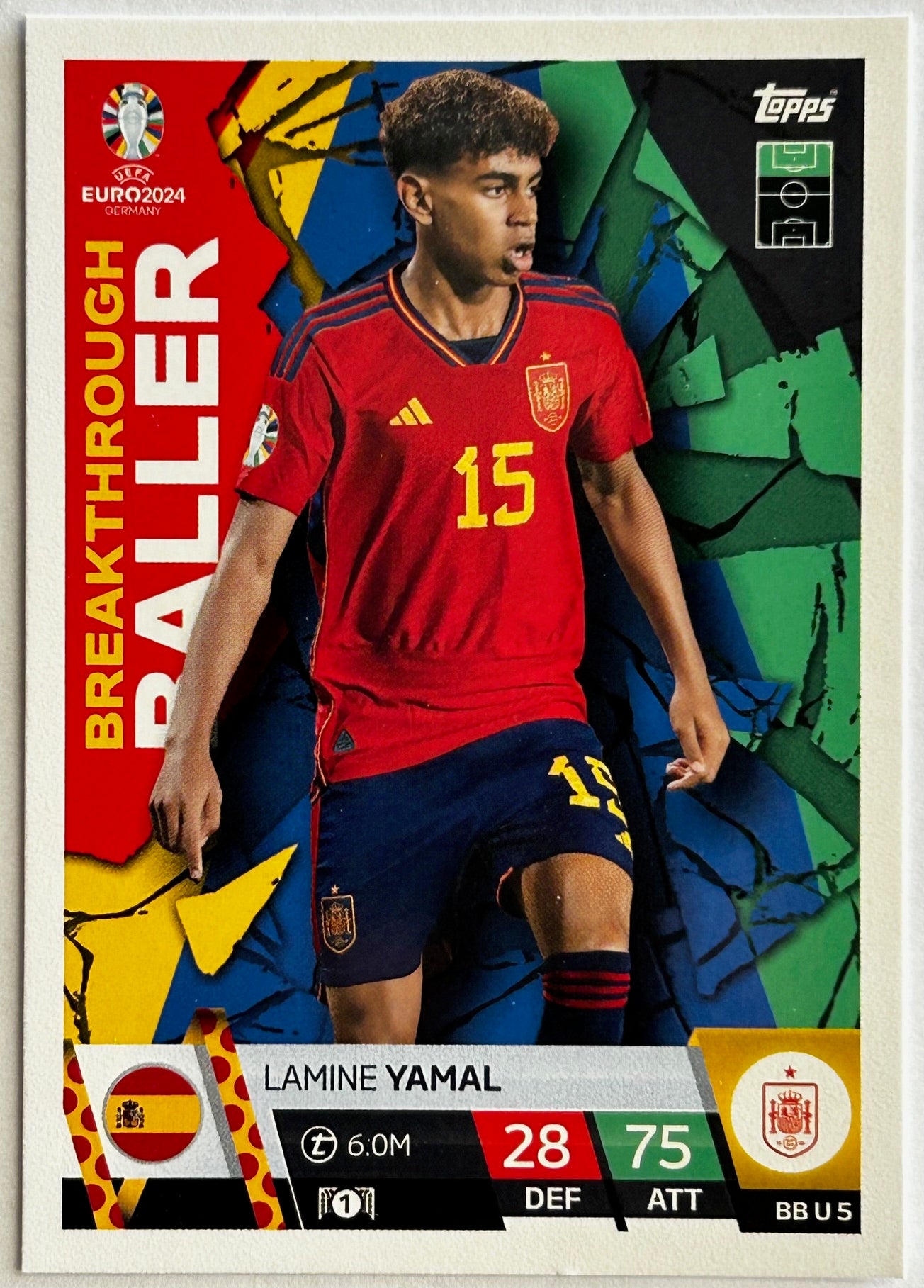 Topps Match Attax Update UEFA EURO 2024 - LAMINE YAMAL (SPAIN) Breakth ...