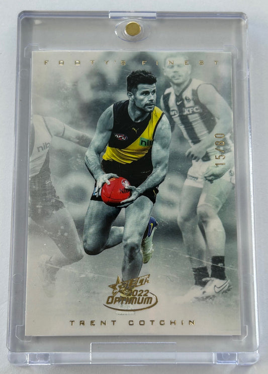 Select AFL 2022 Optimum - TRENT COTCHIN (RICHMOND TIGERS) Footy's Finest FF14 #15/80