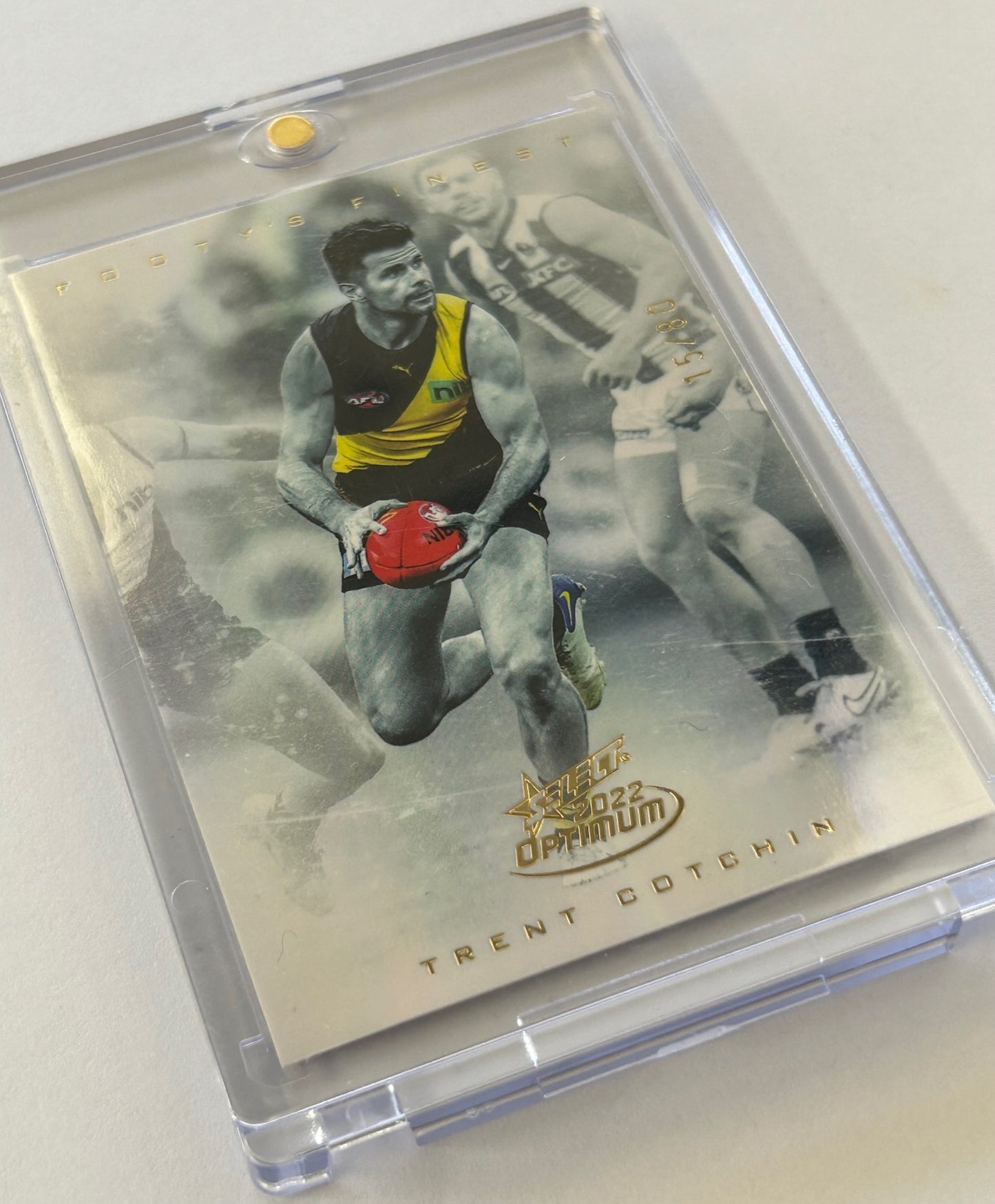 Select AFL 2022 Optimum - TRENT COTCHIN (RICHMOND TIGERS) Footy's Finest FF14 #15/80