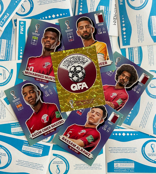 Panini FIFA World Cup Qatar 2022 Sticker Collection - Single QATAR Stickers (QAT1 - QAT20)