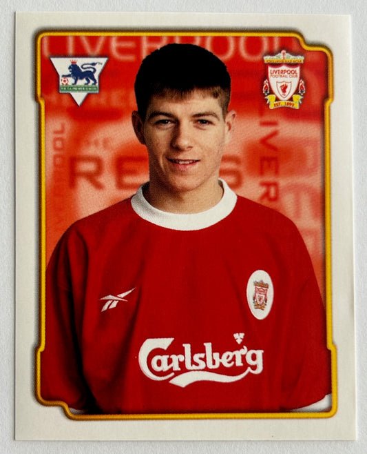 Merlin's Premier League 99 Transfer Update Edition Sticker - STEVEN GERRARD (LIVERPOOL) U42 Rookie RC