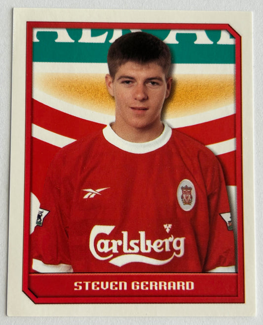 Merlin's FA Premier League 2000 Sticker - STEVEN GERRARD (LIVERPOOL) 252 Millennium Edition