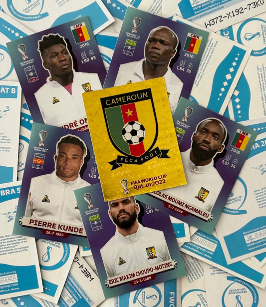 Panini FIFA World Cup Qatar 2022 Sticker Collection - Single CAMEROON Stickers (CMR1 - CMR20)