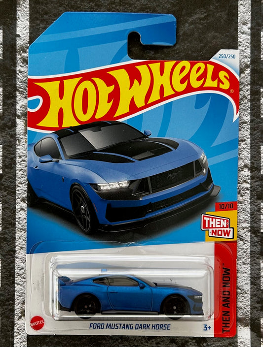 Mattel Hot Wheels Diecast Basic 1:64 - Ford Mustang Dark Horse Then And Now
