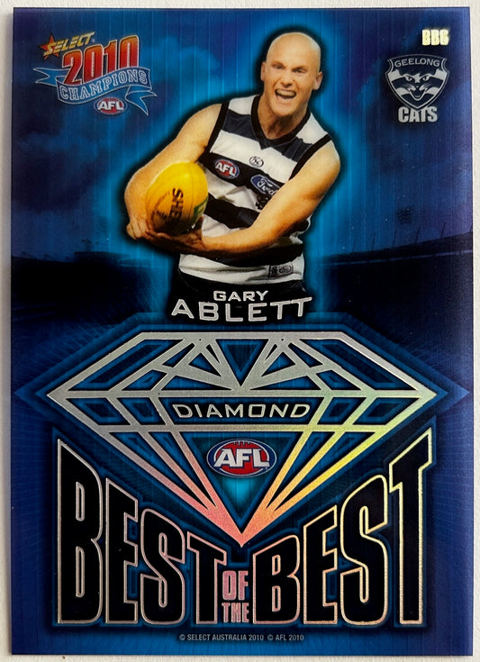 2010 Select AFL Champions - GARY ABLETT (GEELONG CATS) Best of the Best Diamond BB6