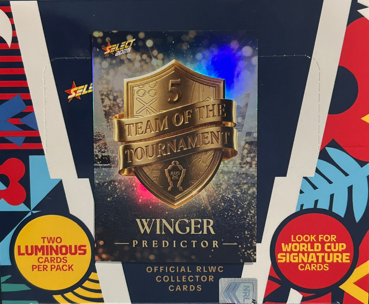 Select Rugby League World Cup 2026 - TEAM OF THE TOURNAMENT PREDICTOR Winger TTP5 /140