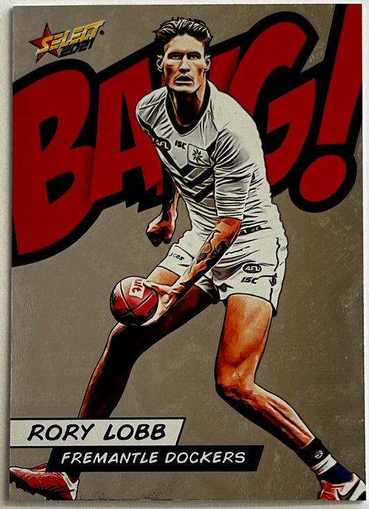 Select AFL Footy Stars 2021 - RORY LOBB (FREMANTLE DOCKERS) Bang! BC43 /210