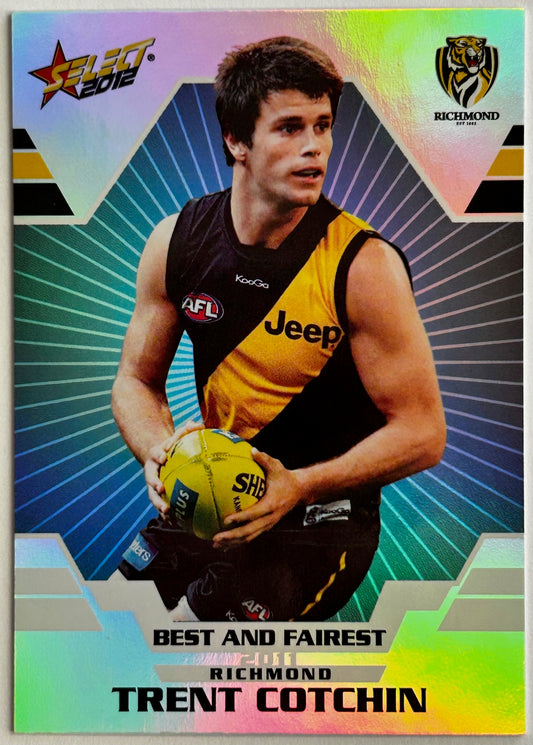 2012 AFL Select Champions - TRENT COTCHIN (RICHMOND) 2011 Best & Fairest BF13