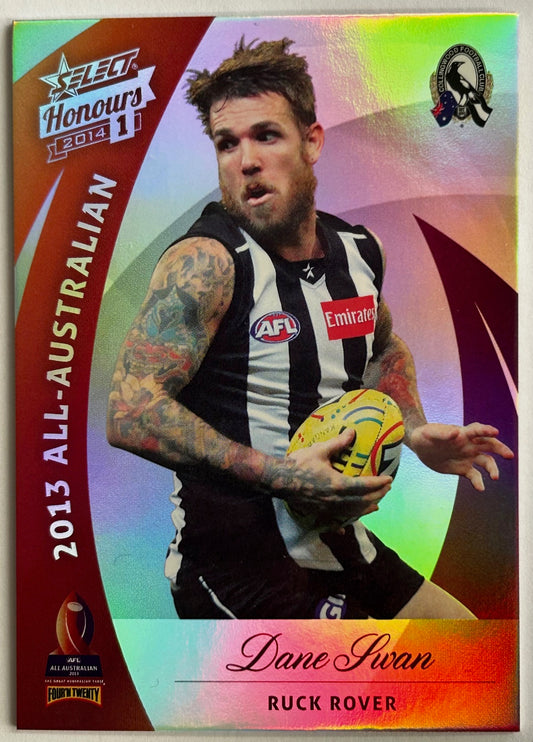 2014 AFL Select Honours 1 - DANE SWAN (COLLINGWOOD) 2013 All-Australian AA17