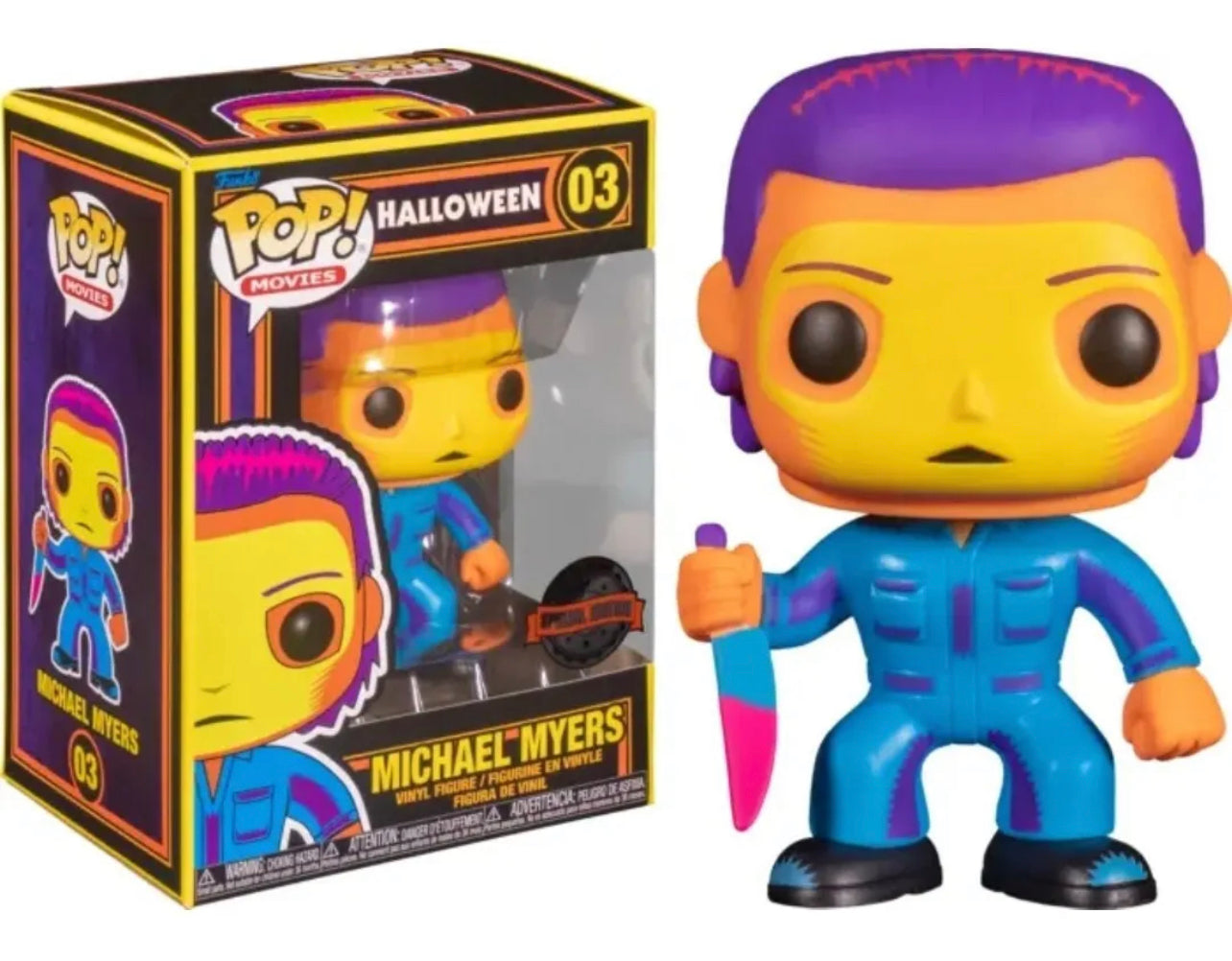 Funko Pop! Vinyl Movies - MICHAEL MYERS Halloween Black Light (Special Edition) #03