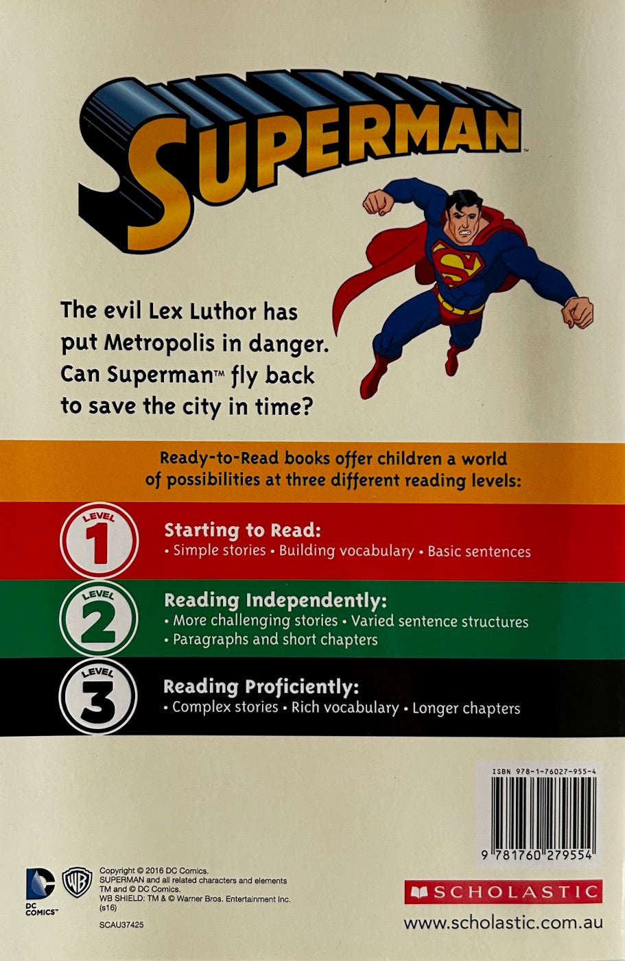 DC Books - I AM SUPERMAN Ready-To-Read Level 2 (Age 6-10)