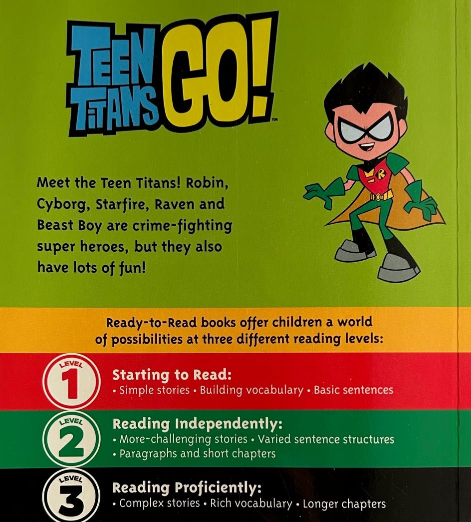 DC Books - TEEN TITANS GO! MEET THE TEEN TITANS Ready-To-Read Level 2 (Age 6-10)