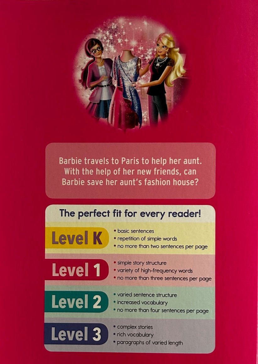 SPARKLE AND FLAIR: A Barbie Fashion Fairytale Ready-to-Read Level 2 (Age 6-10)