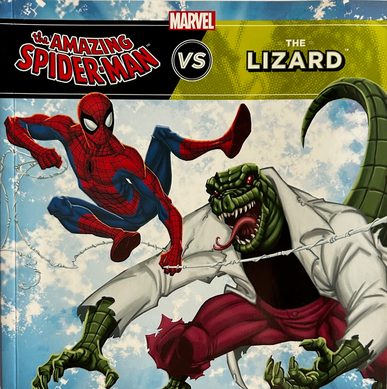 Marvel Books - THE AMAZING SPIDER-MAN VS. THE LIZARD (2013 Release)