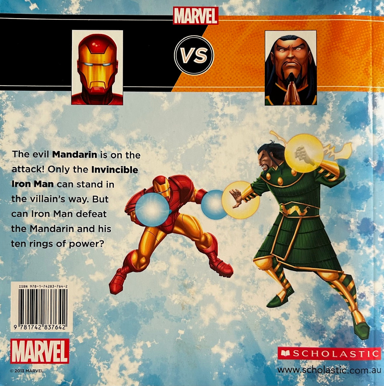 Marvel Books - IRON MAN VS. THE MANDARIN (2013 Release)