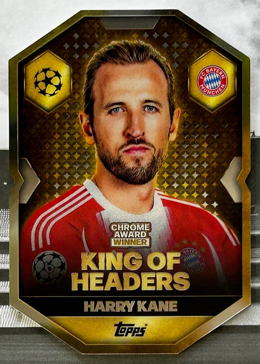 2025-26 Topps UCC Match Attax - HARRY KANE (BAYERN MUNICH) Chrome Award Winner CA7