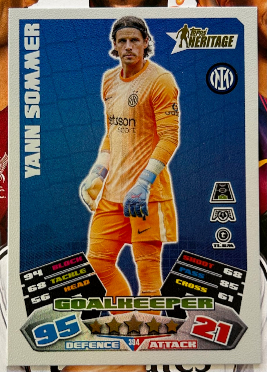 2025-26 Topps UCC Match Attax - HERITAGE Rainbow Plus Foil (#379-#405) 1:3 packs